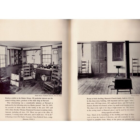 Religion in Wood: A Book of Shaker Furniture (1973, 4th Printing) HC/DJ - Picture 5 of 7
